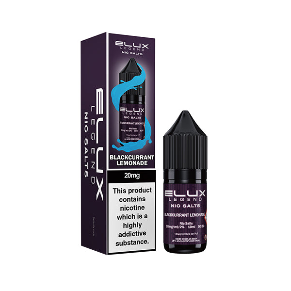 ELUX LEGEND BLACKCURRANT LEMONADE NIC SALT E-LIQUID