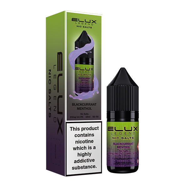 ELUX LEGEND BLACKCURRANT MENTHOL NIC SALT E-LIQUID