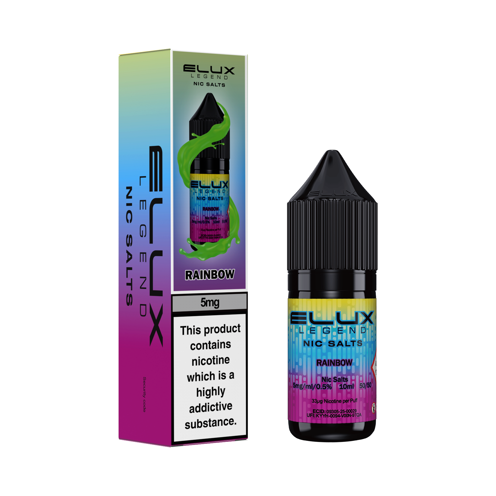 ELUX LEGEND RAINBOW NIC SALT E-LIQUID