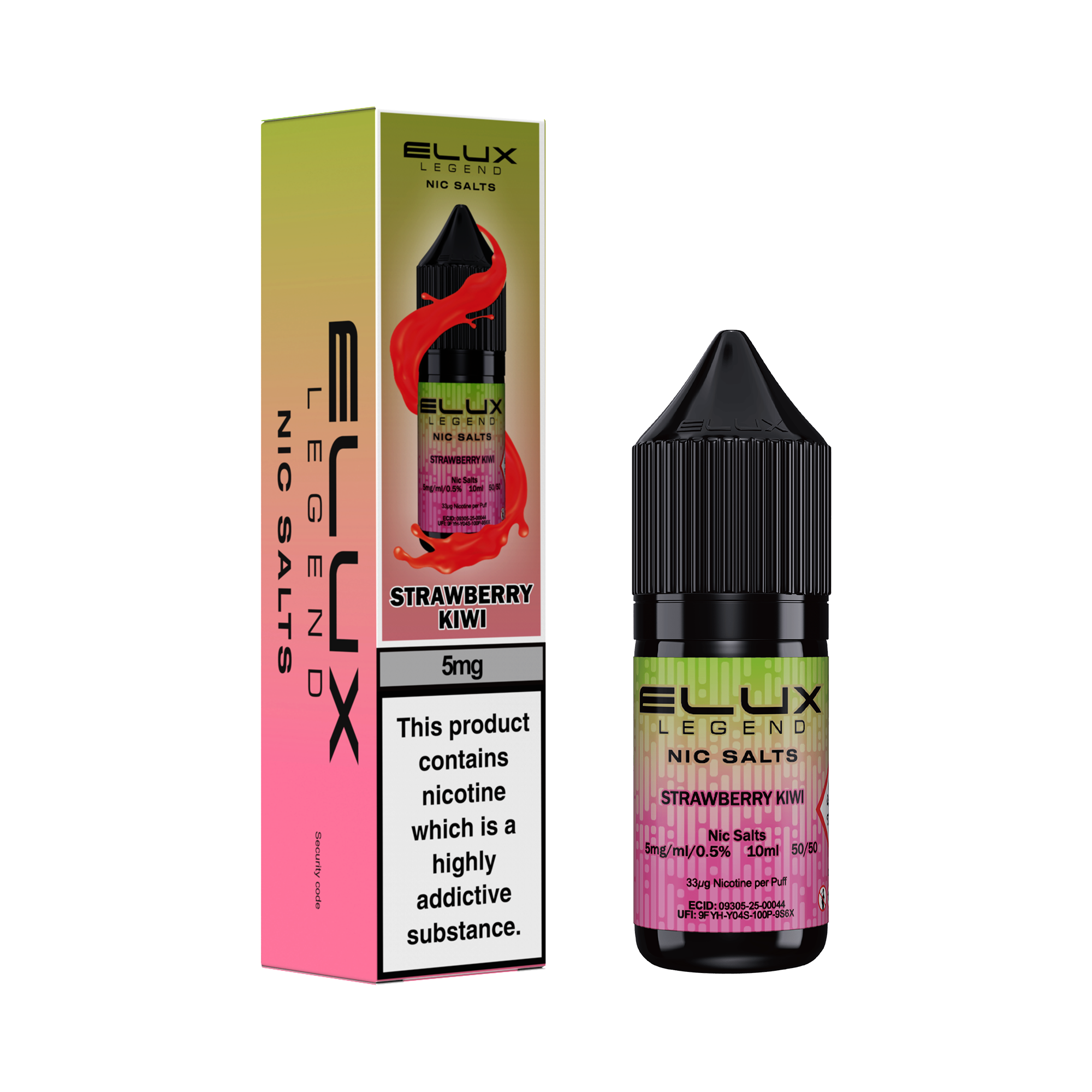 ELUX LEGEND STRAWBERRY KIWI NIC SALT E-LIQUID