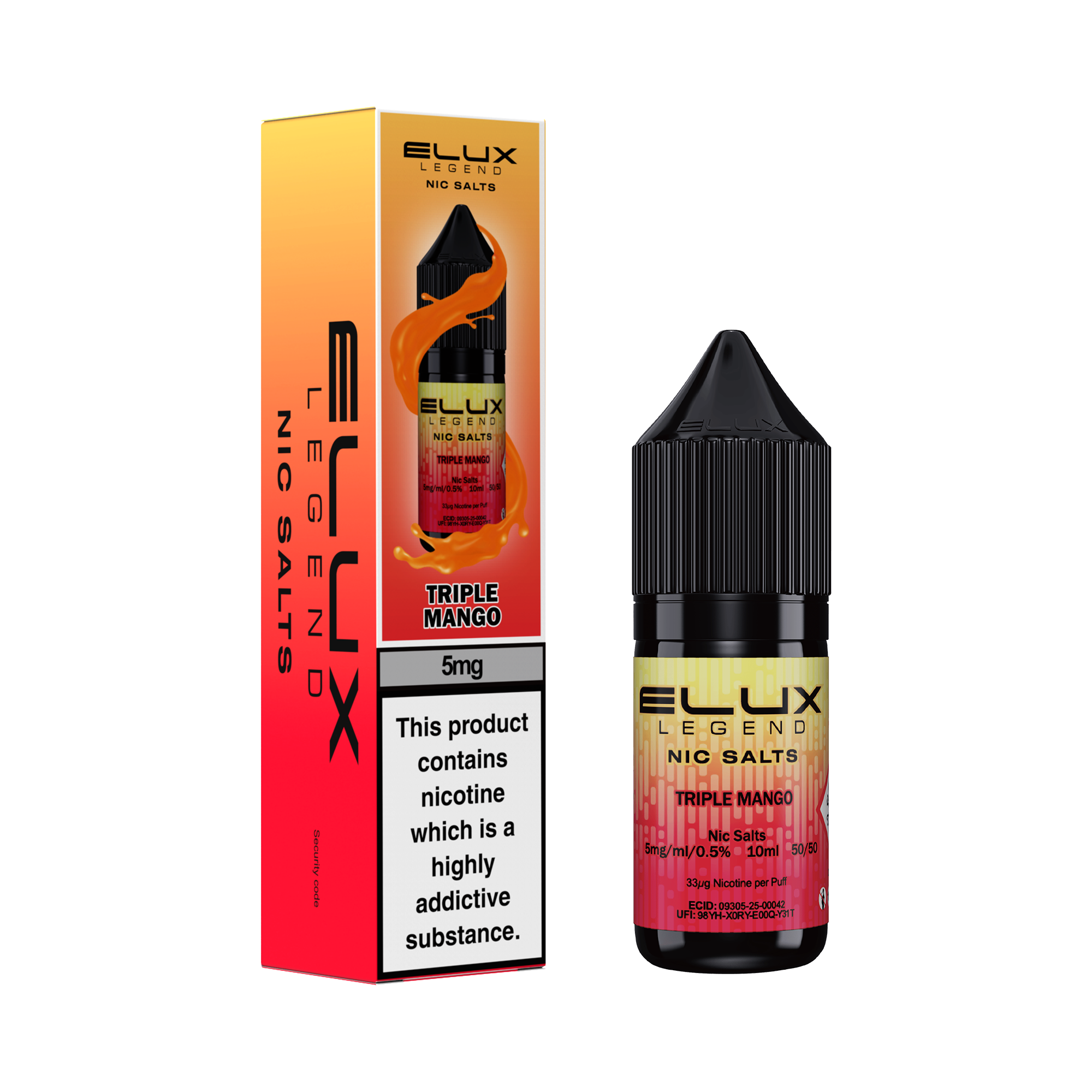 ELUX LEGEND TRIPLE MANGO NIC SALT E-LIQUID