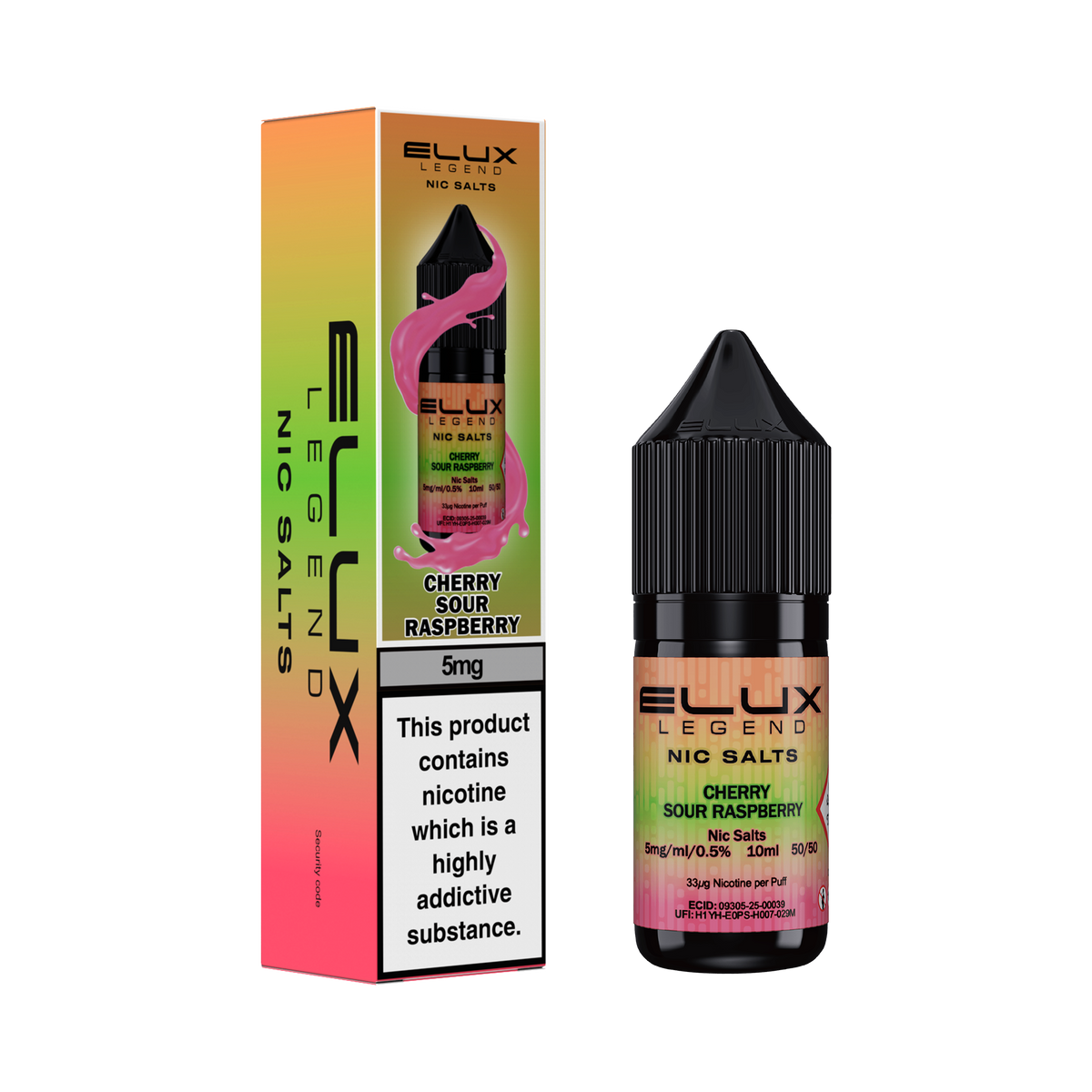 ELUX LEGEND CHERRY SOUR RASPBERRY NIC SALT E-LIQUID