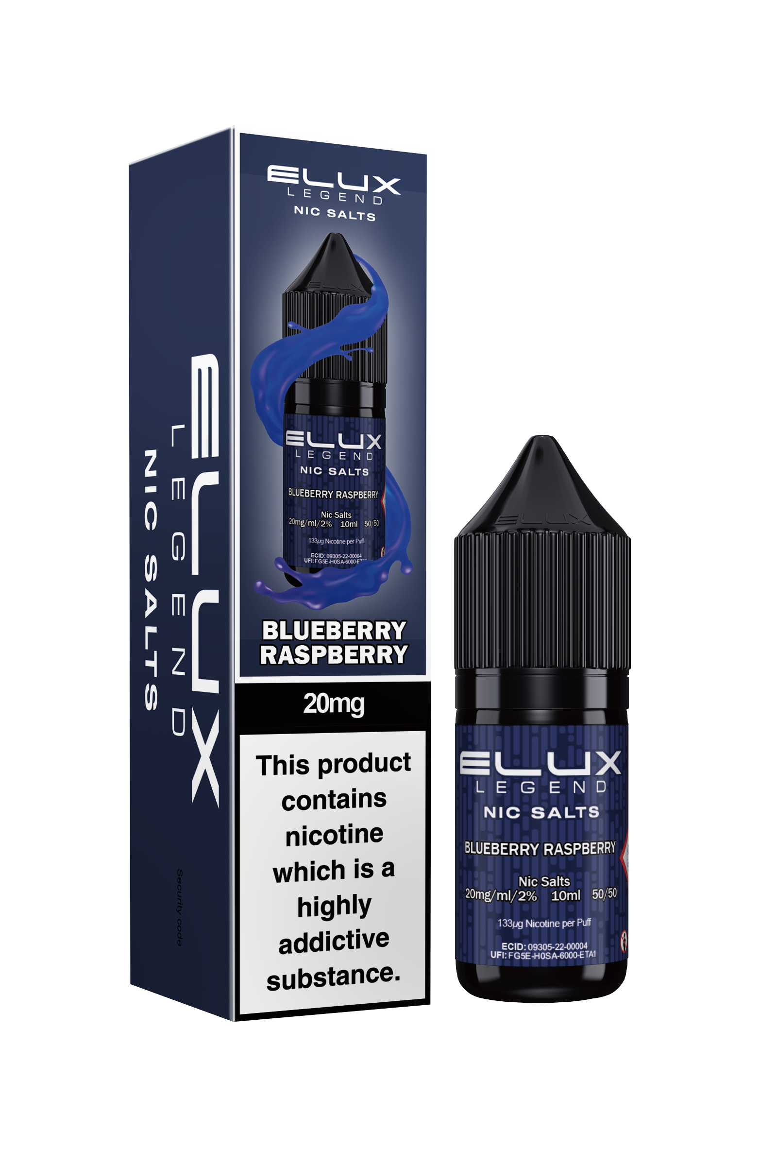 ELUX LEGEND BLUEBERRY RASPBERRY NIC SALT E-LIQUID