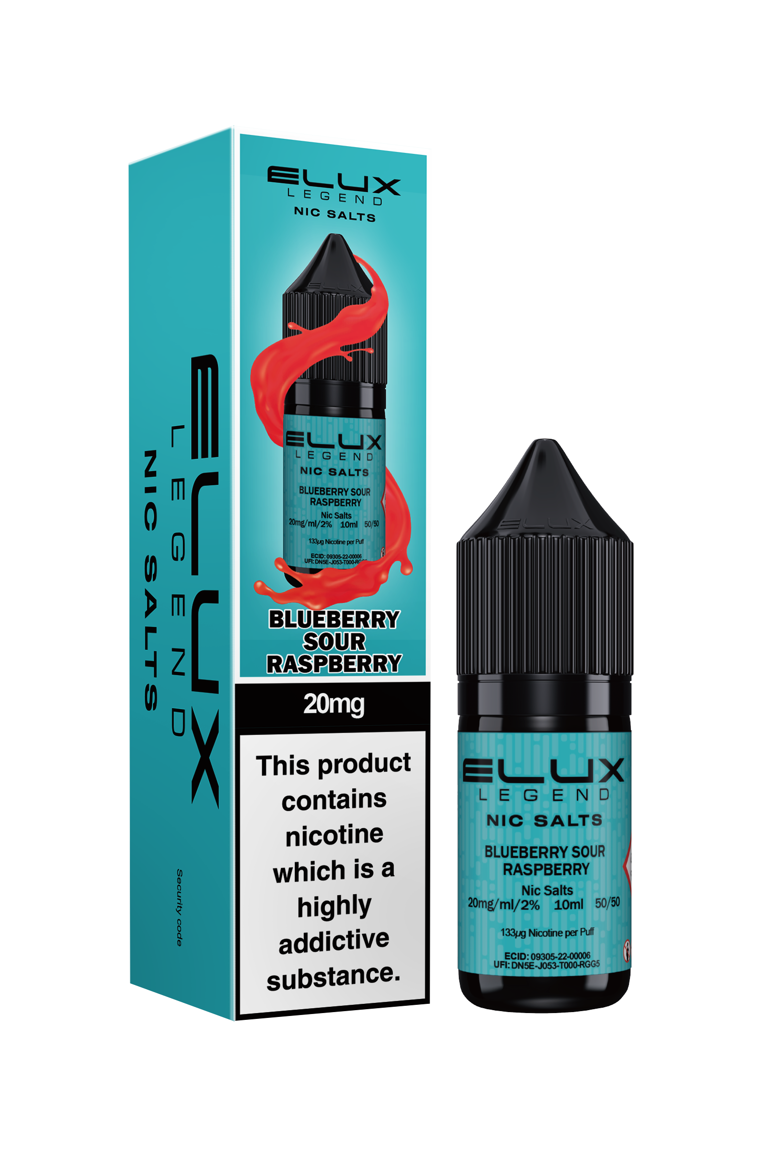 ELUX LEGEND BLUE SOUR RASPBERRY NIC SALT E-LIQUID
