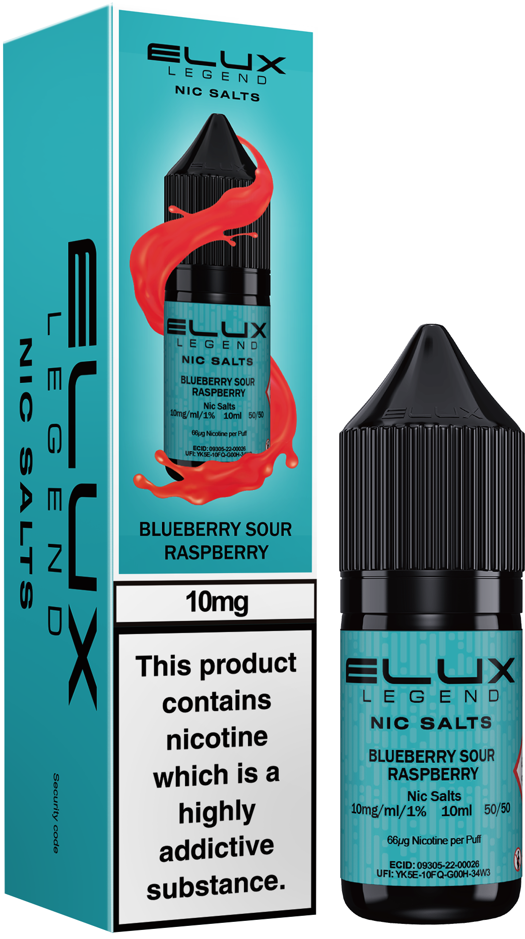 ELUX LEGEND BLUE SOUR RASPBERRY NIC SALT E-LIQUID
