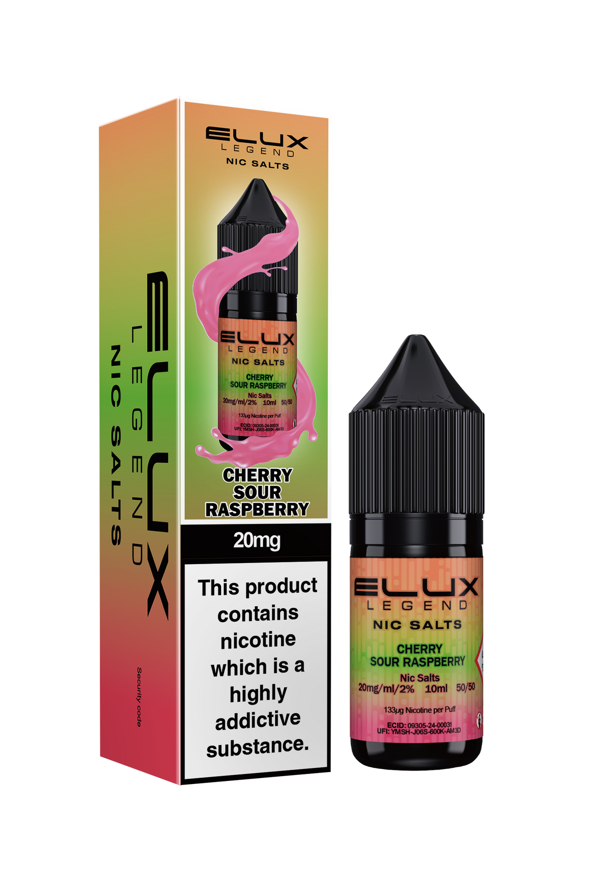 ELUX LEGEND CHERRY SOUR RASPBERRY NIC SALT E-LIQUID