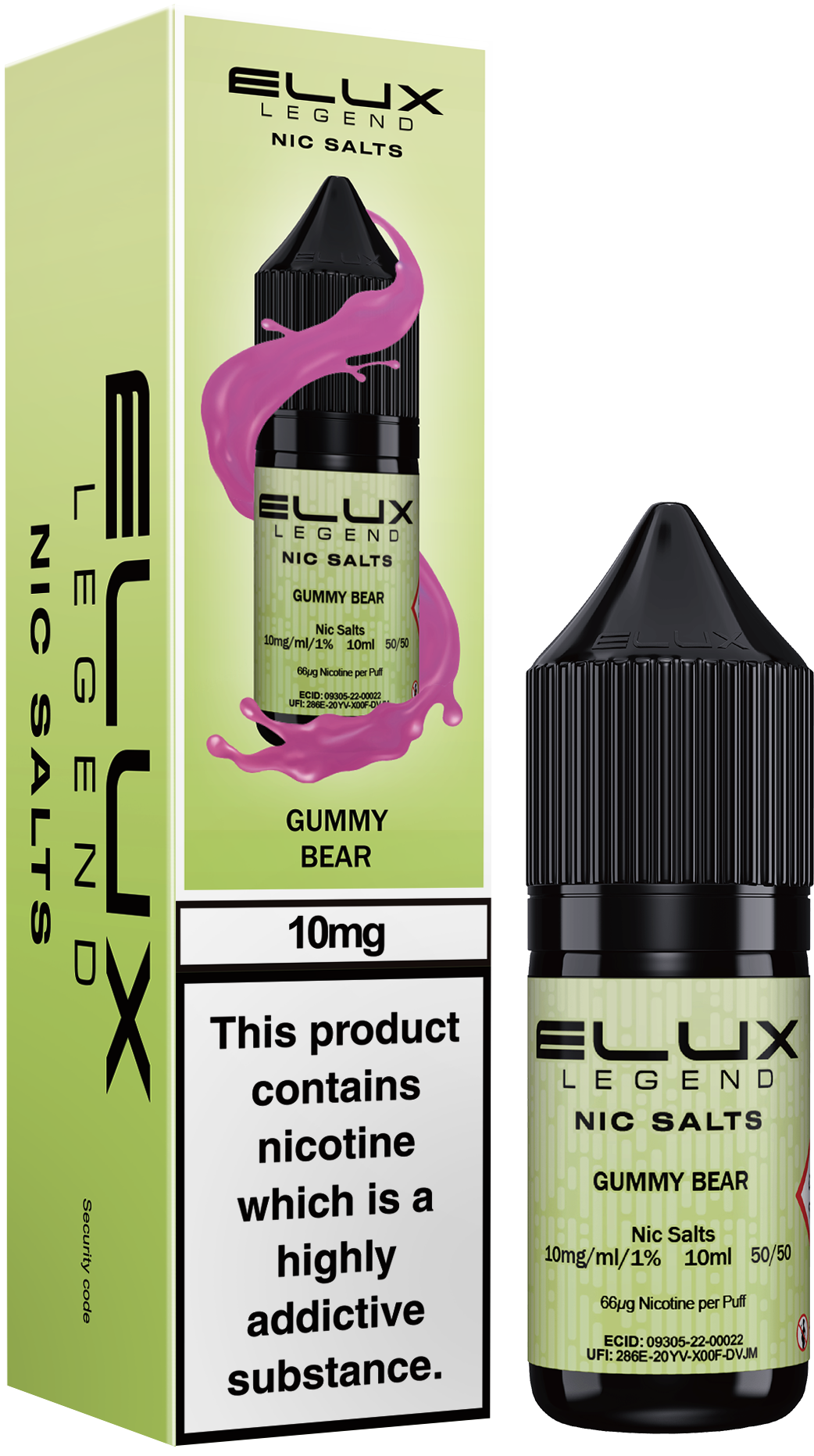 ELUX LEGEND GUMMY BEAR NIC SALT E-LIQUID