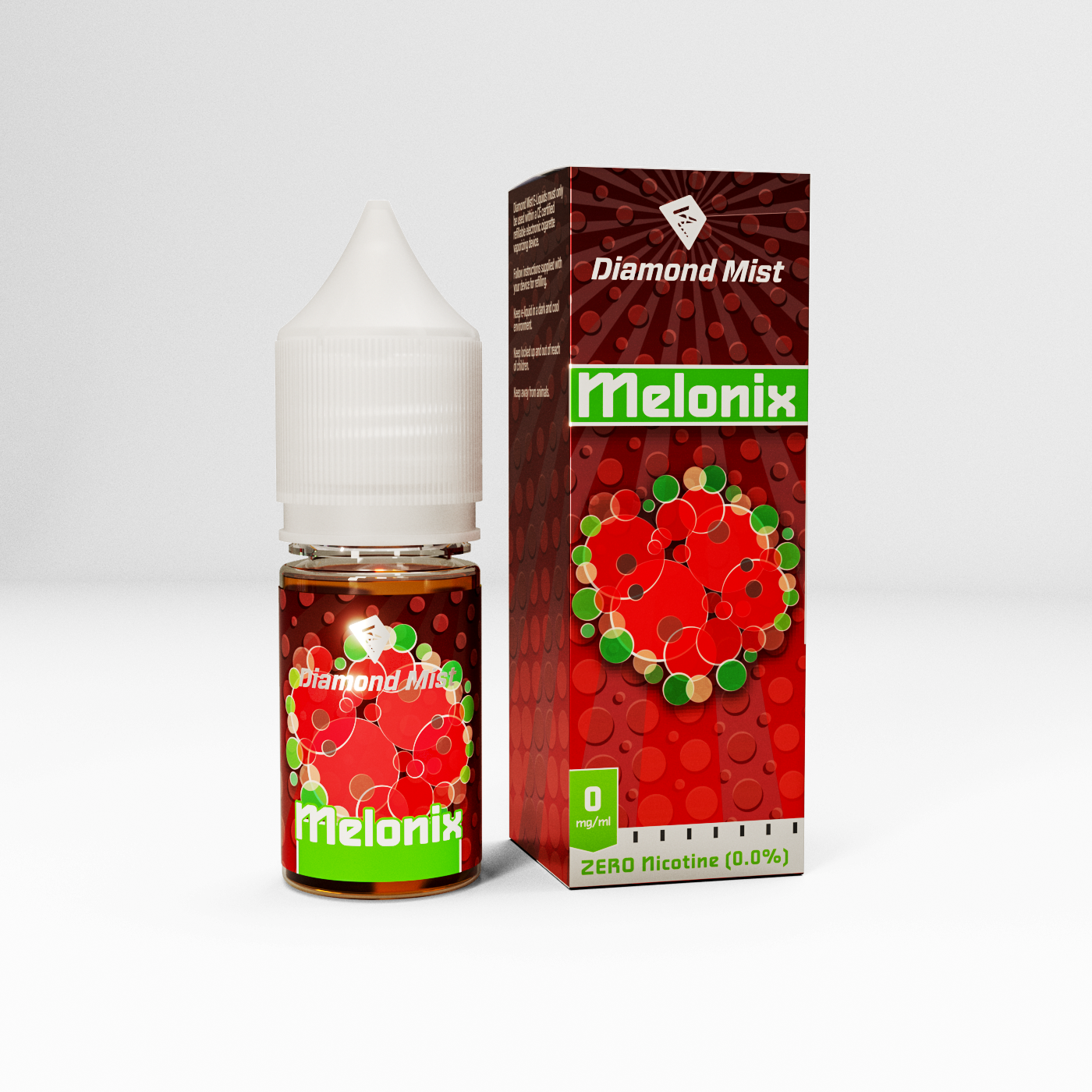 Diamond Mist E-Liquid 0mg Melonix