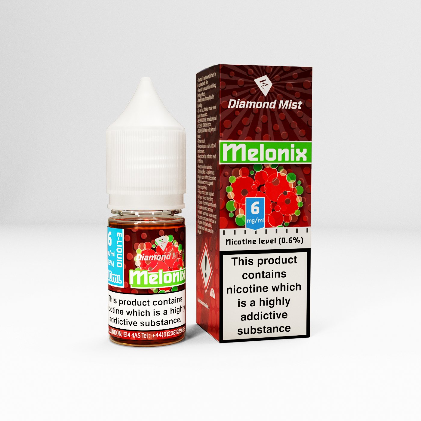 Diamond Mist E-Liquid 6mg Melonix