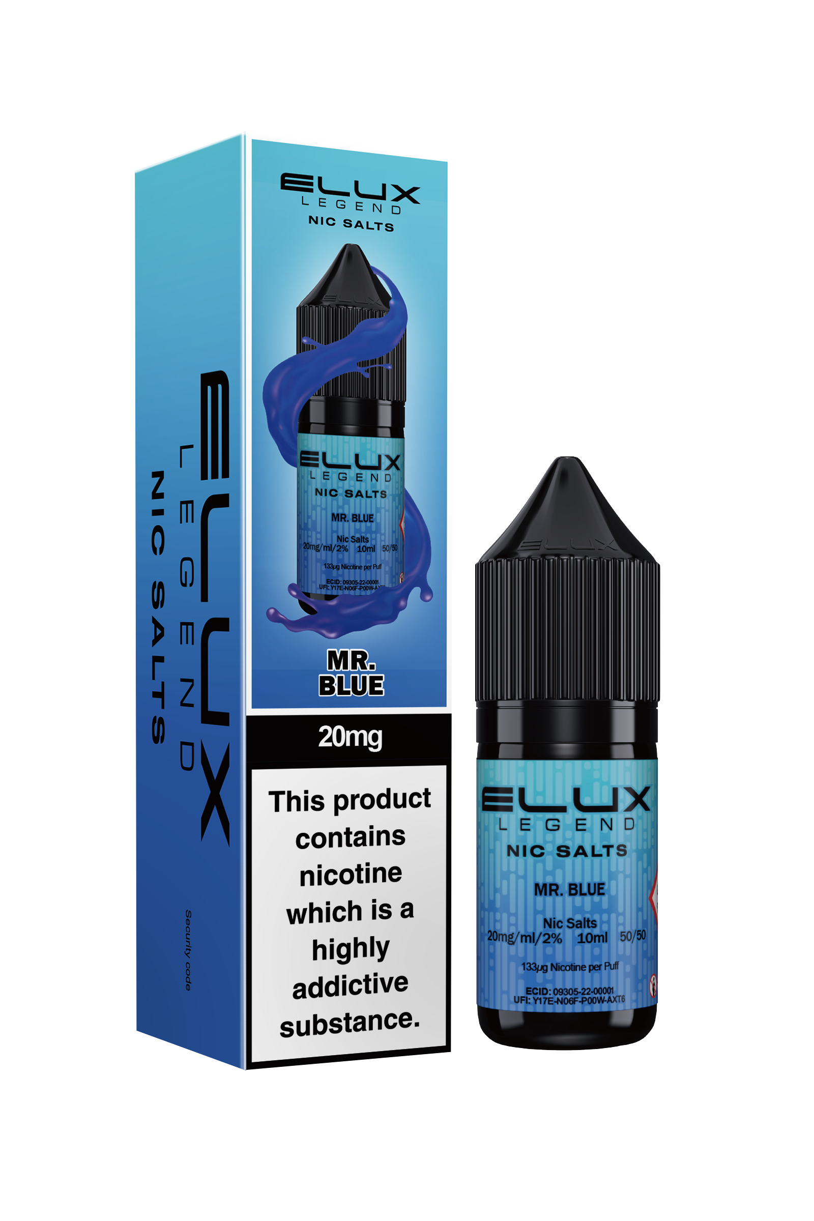 ELUX LEGEND MR BLUE NIC SALT E-LIQUID
