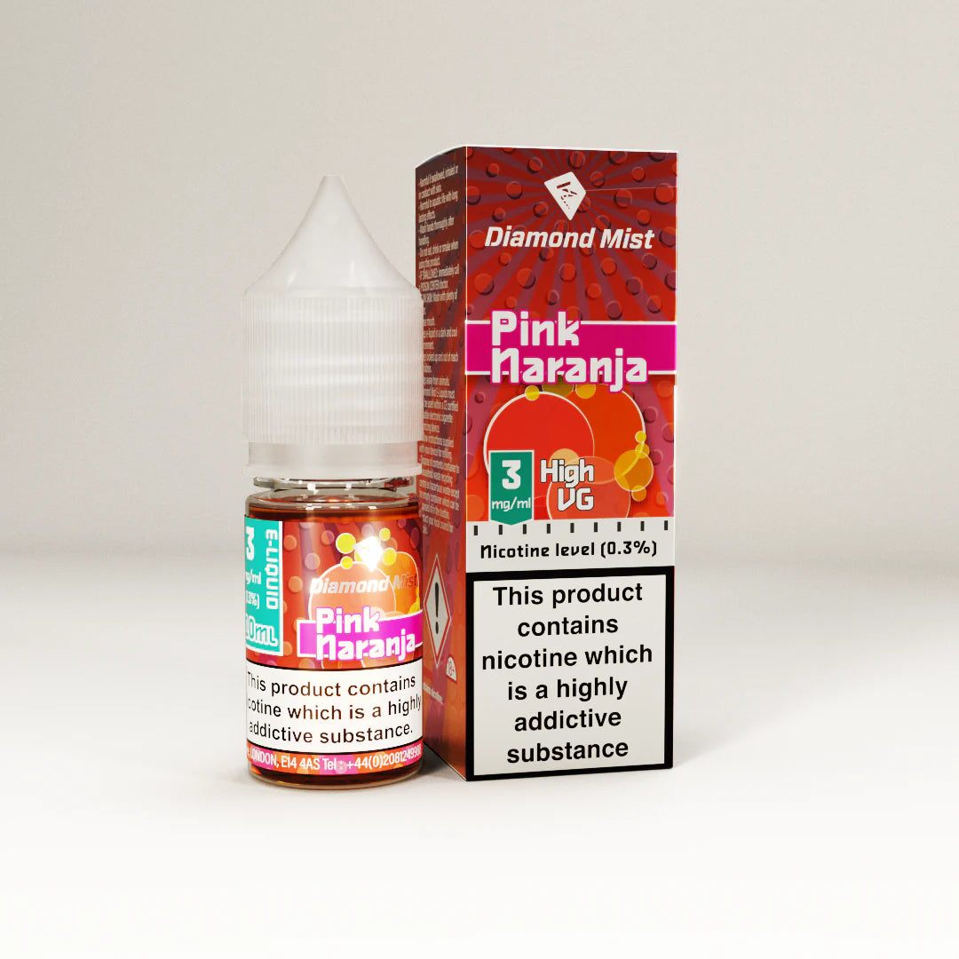 Pink Naranja E-Liquid By Diamond Mist