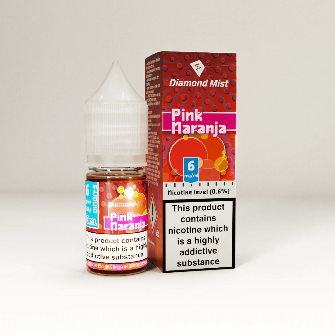 Diamond Mist E-Liquid 6mg Pink Naranja
