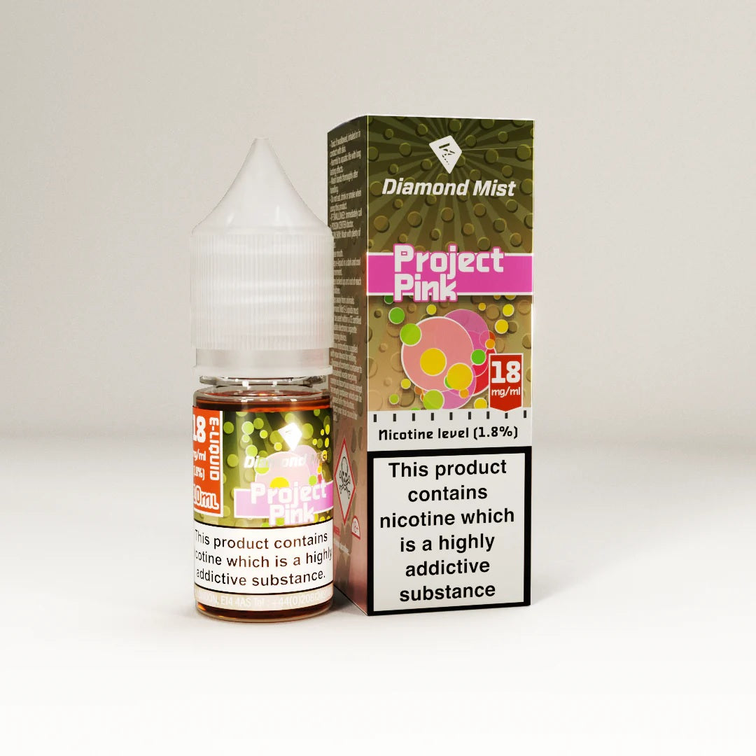 Diamond Mist E-Liquid 18mg Pink Project