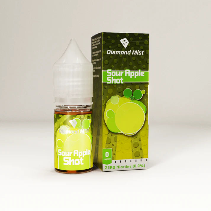 Diamond Mist E-Liquid 0mg Sour Apple Shot