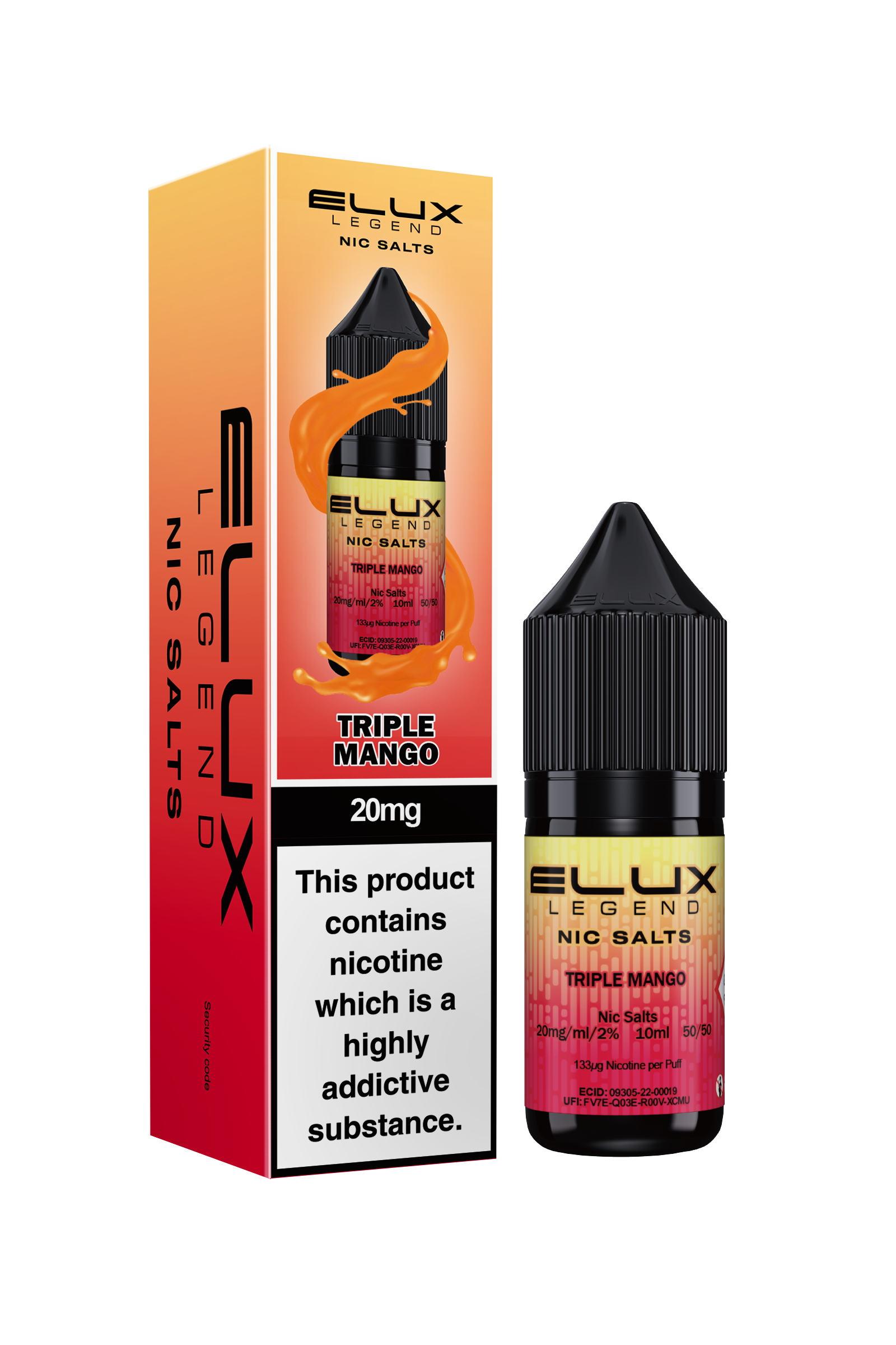 ELUX LEGEND TRIPLE MANGO NIC SALT E-LIQUID