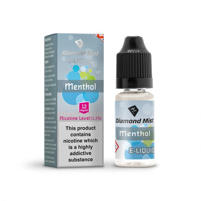 Menthol E-Liquid By Diamond Mist - Diamond Mist E-Liquid 12mg