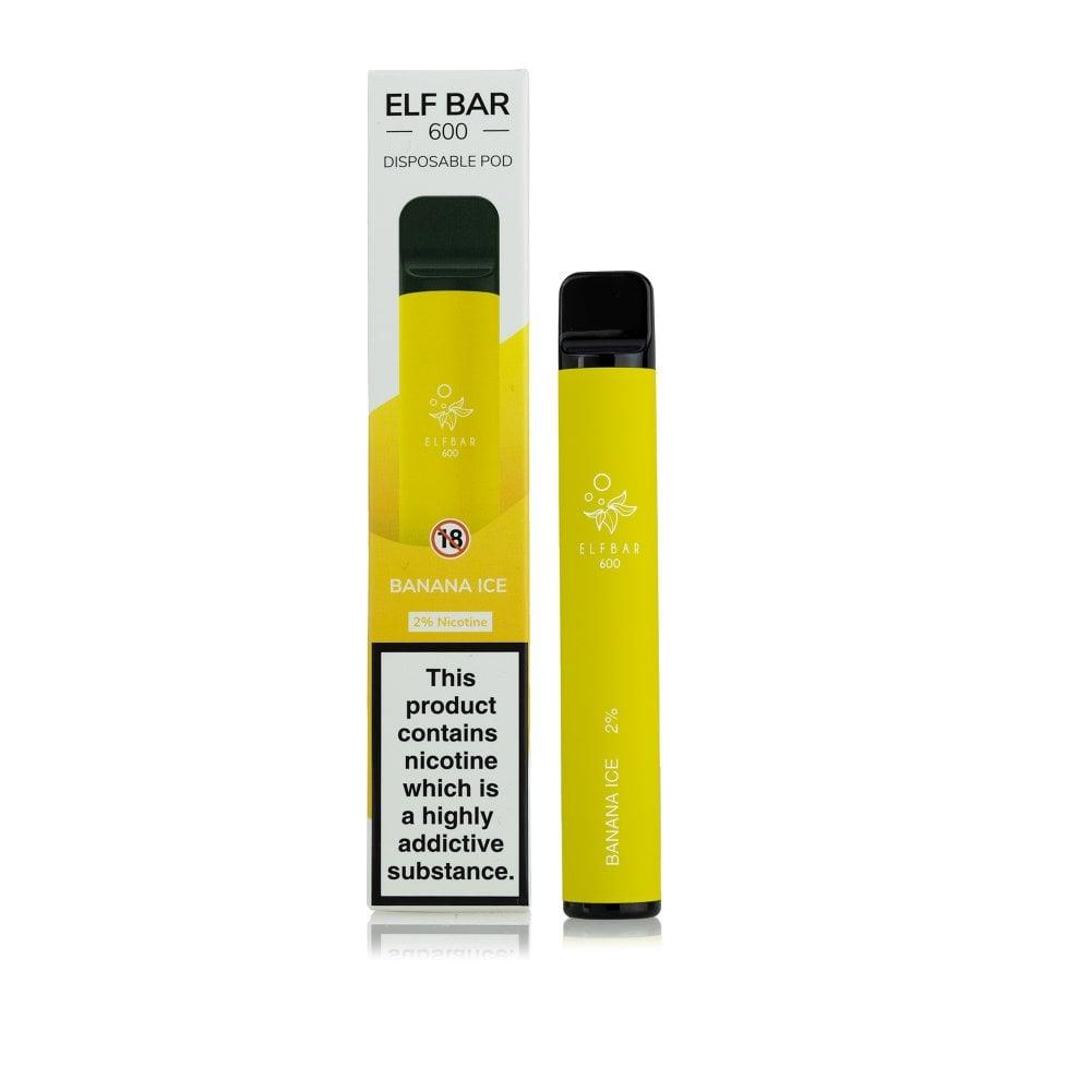 Banana Ice Flavour Elf Bar 600 Disposable by Elf Bar - Diamond Mist E-Liquid