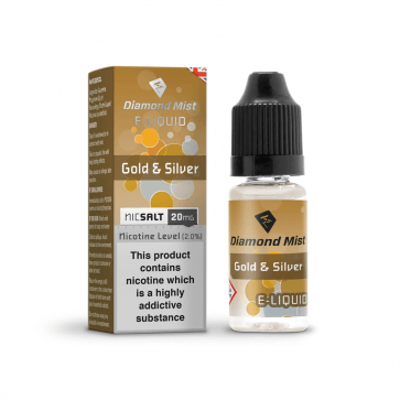 Gold & Silver Tobacco Nic Salt by Diamond Mist 20mg