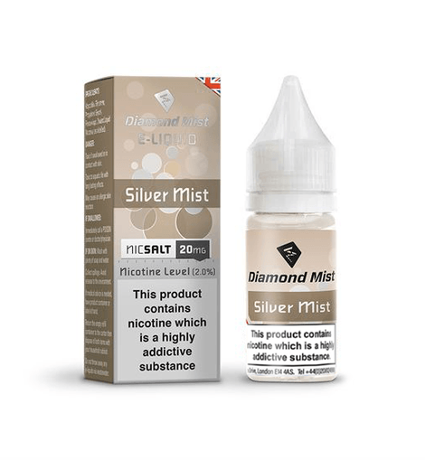 Silver Mist Tobacco by Diamond Mist 20mg Nicotine salt