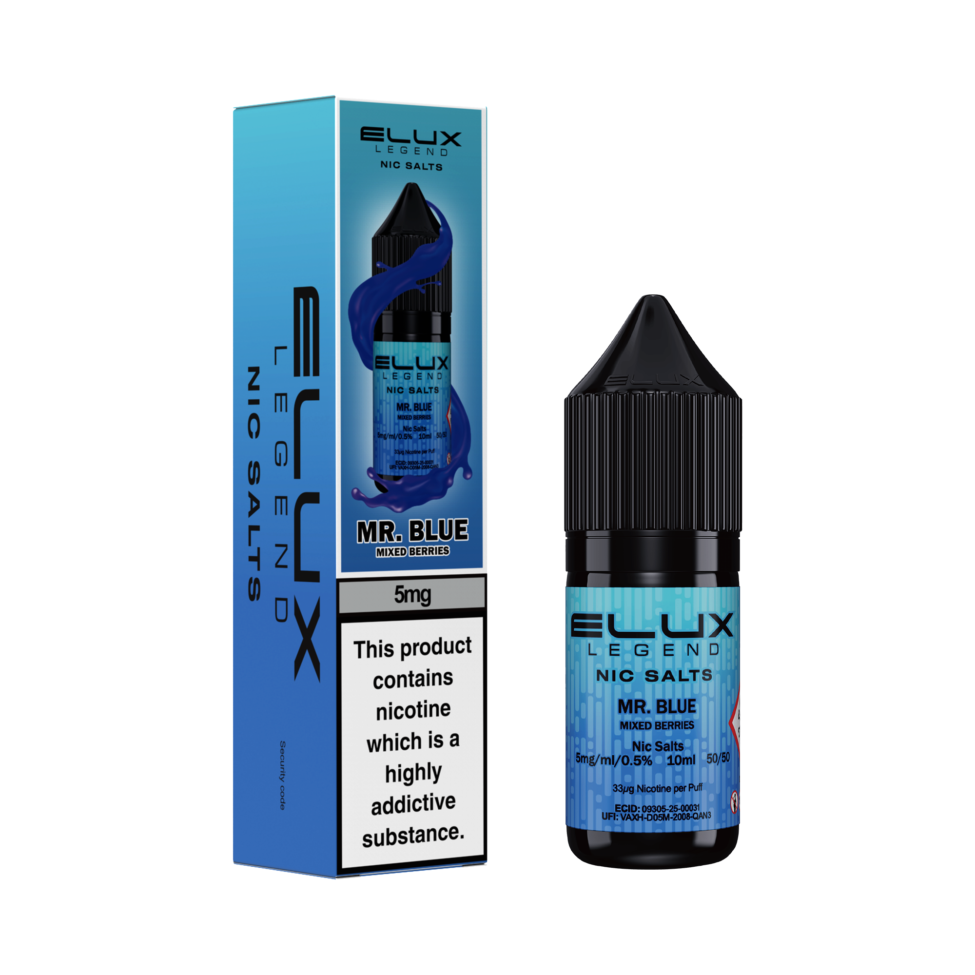ELUX LEGEND MR BLUE NIC SALT E-LIQUID