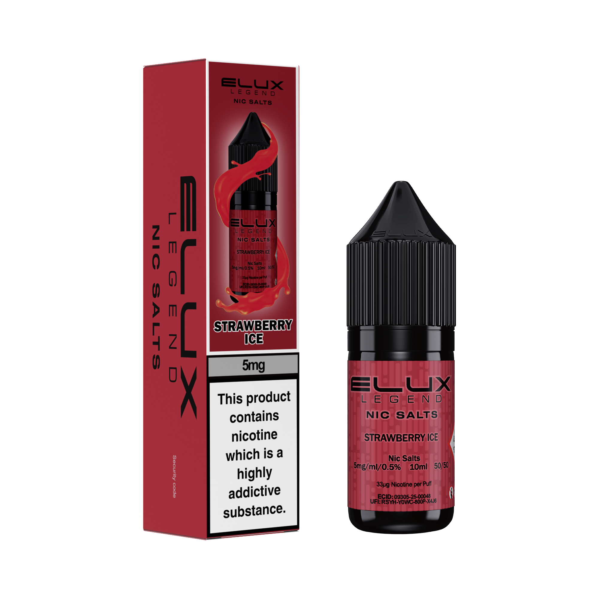 ELUX LEGEND STRAWBERRY ICE NIC SALT E-LIQUID