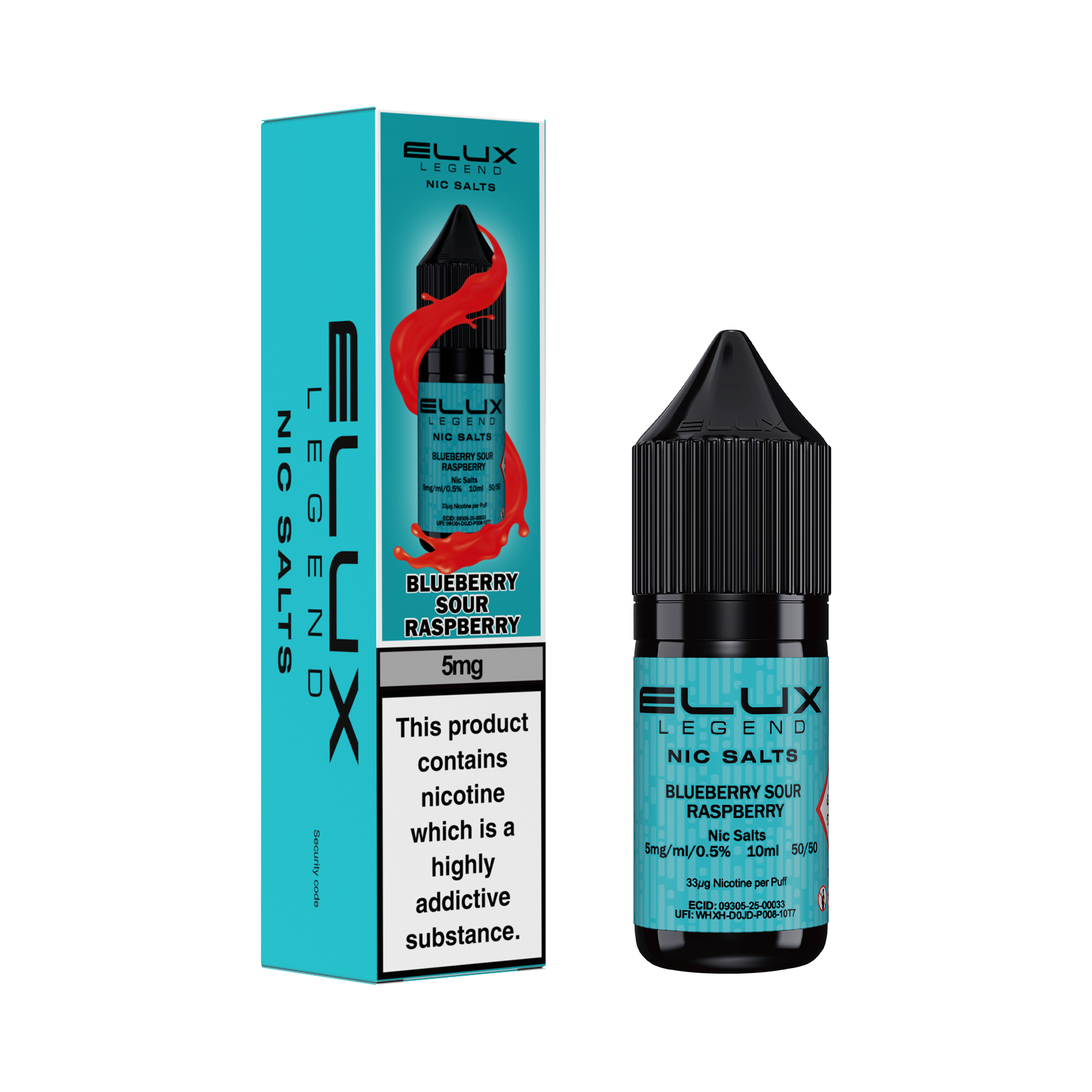 ELUX LEGEND BLUE SOUR RASPBERRY NIC SALT E-LIQUID