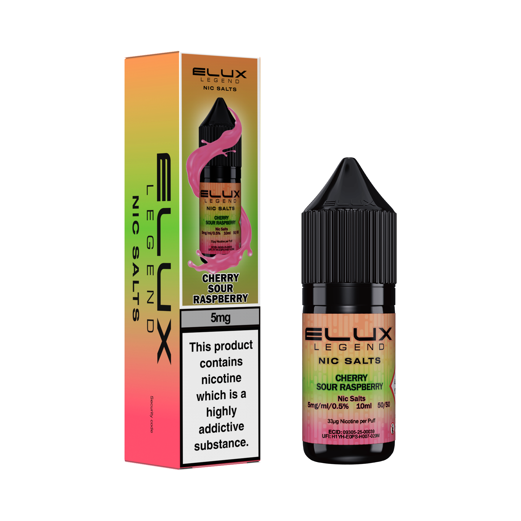 ELUX LEGEND CHERRY SOUR RASPBERRY NIC SALT E-LIQUID