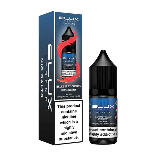 Blueberry Cherry Cranberry Nic Salt E-liquid by Elux Legend