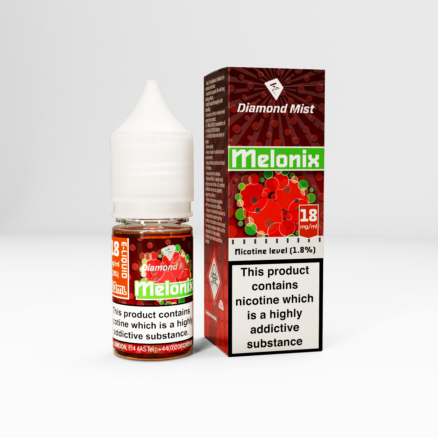 Diamond Mist E-Liquid 18mg Melonix