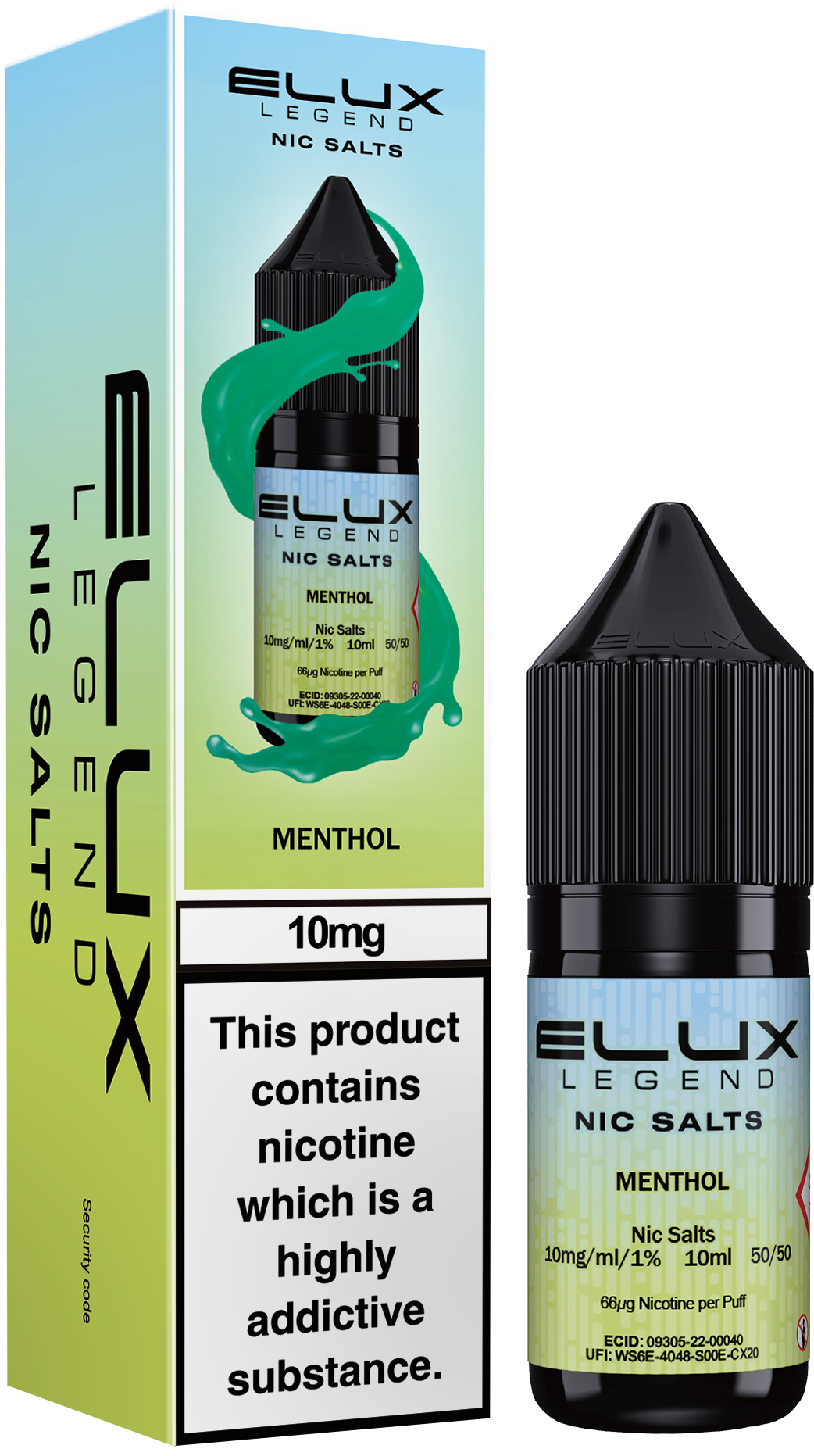 ELUX LEGEND MENTHOL NIC SALT E-LIQUID