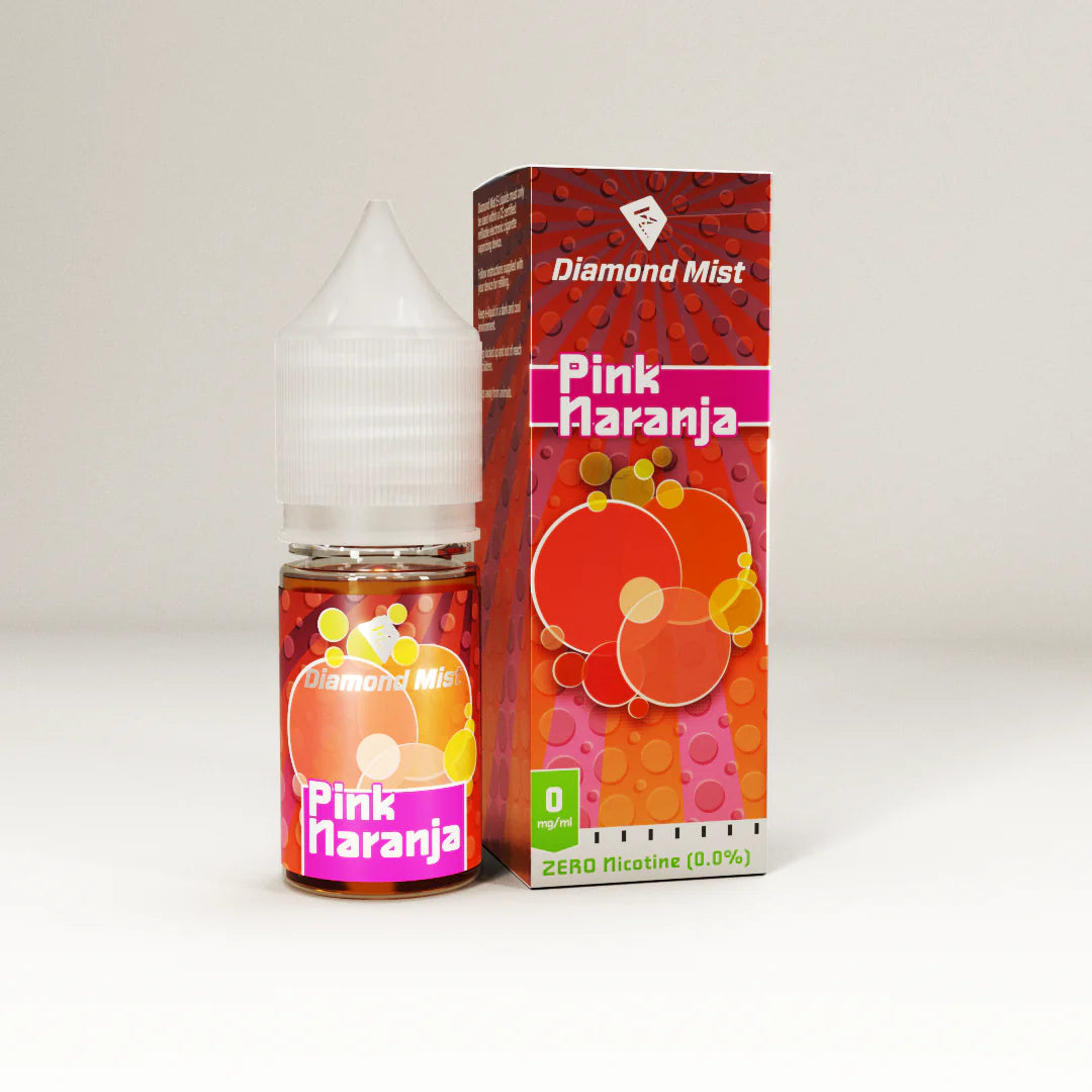 Diamond Mist E-Liquid 0mg Pink Naranja