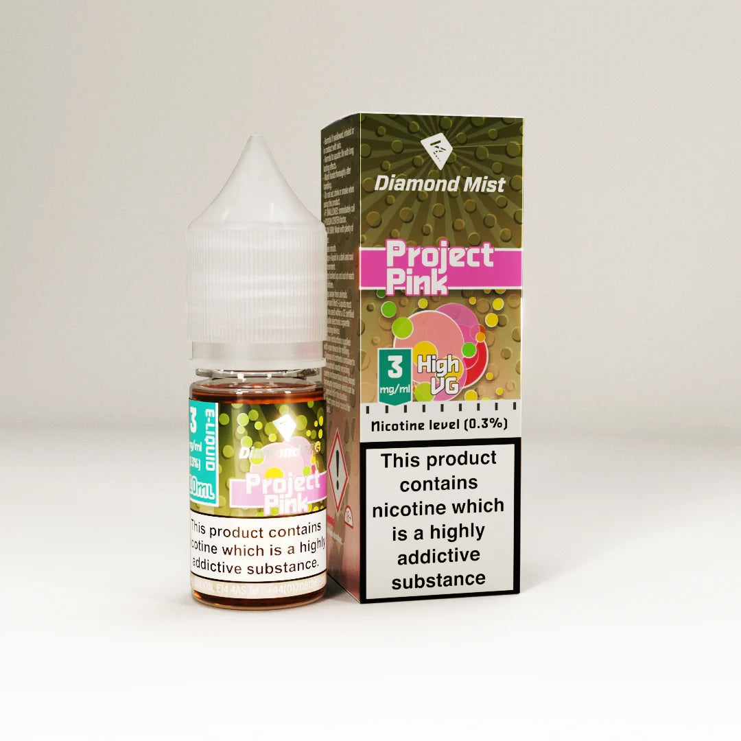 Diamond Mist E-Liquid 3mg Pink Project