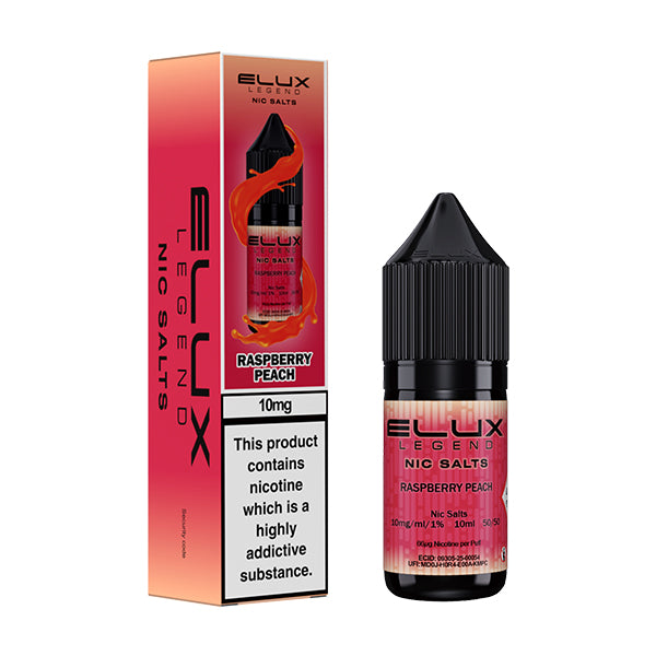 ELUX LEGEND RASPBERRY PEACH NIC SALT E-LIQUID