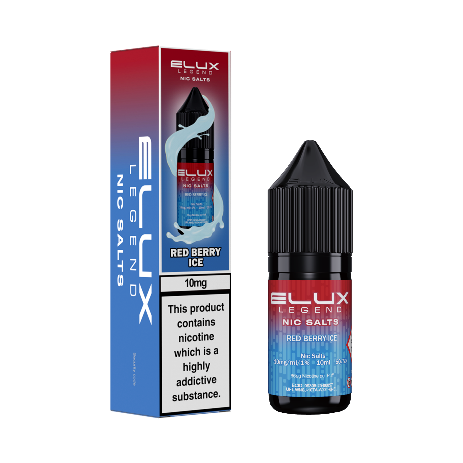 ELUX LEGEND RED BERRY ICE NIC SALT E-LIQUID