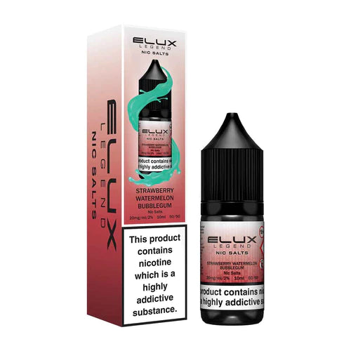 Strawberry Watermelon Bubblegum Nic Salt E-liquid by Elux Legend