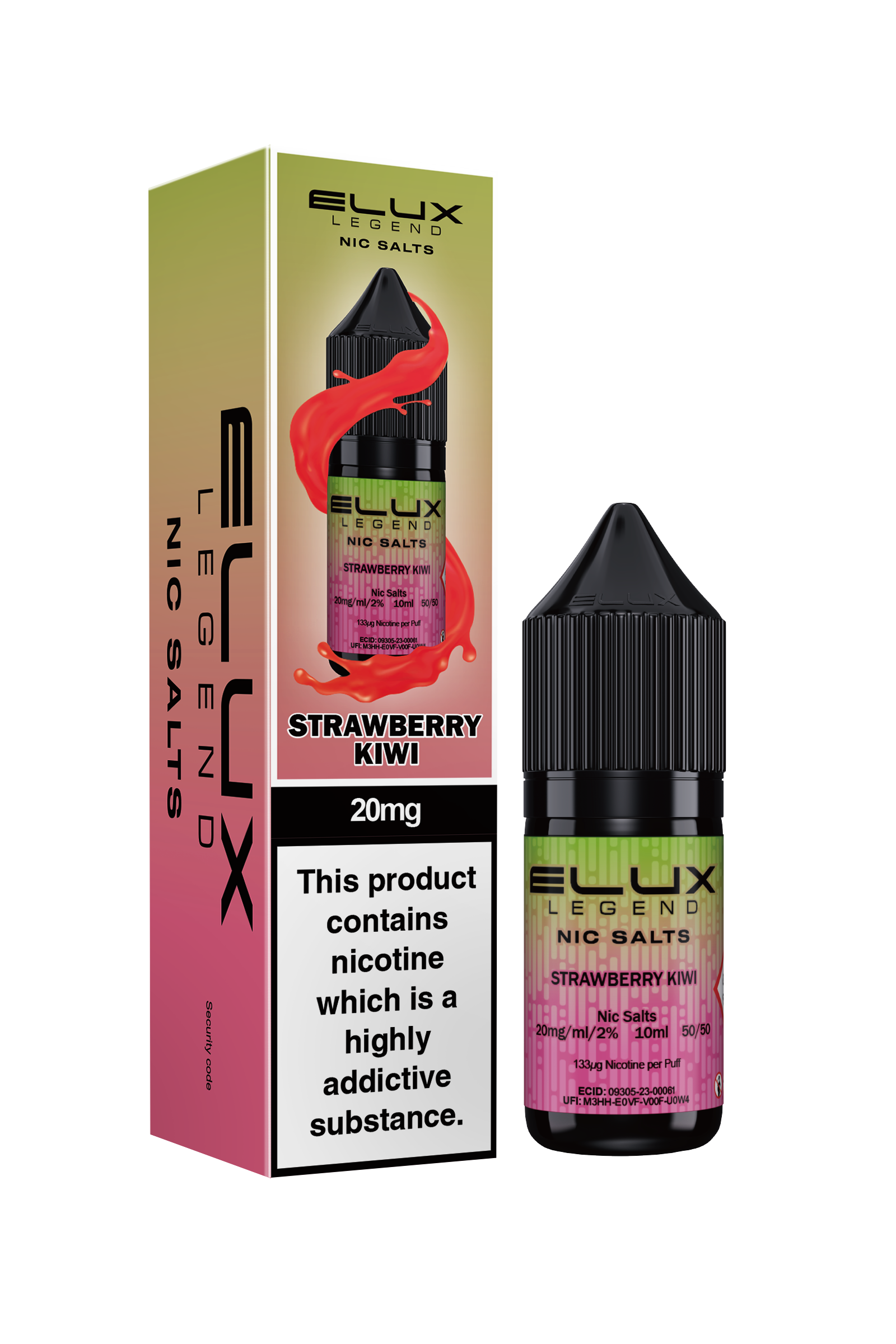 ELUX LEGEND STRAWBERRY KIWI NIC SALT E-LIQUID