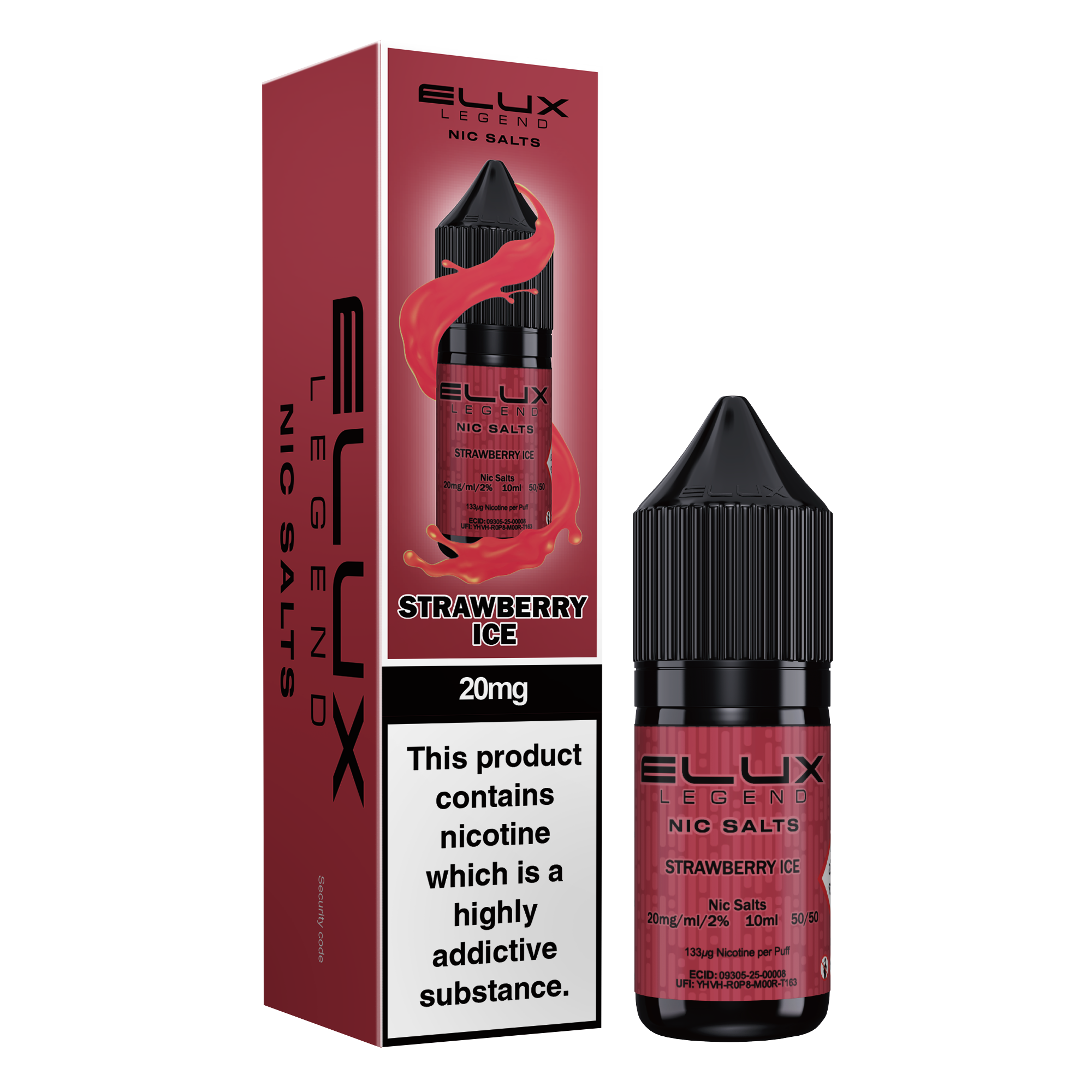 ELUX LEGEND STRAWBERRY ICE NIC SALT E-LIQUID