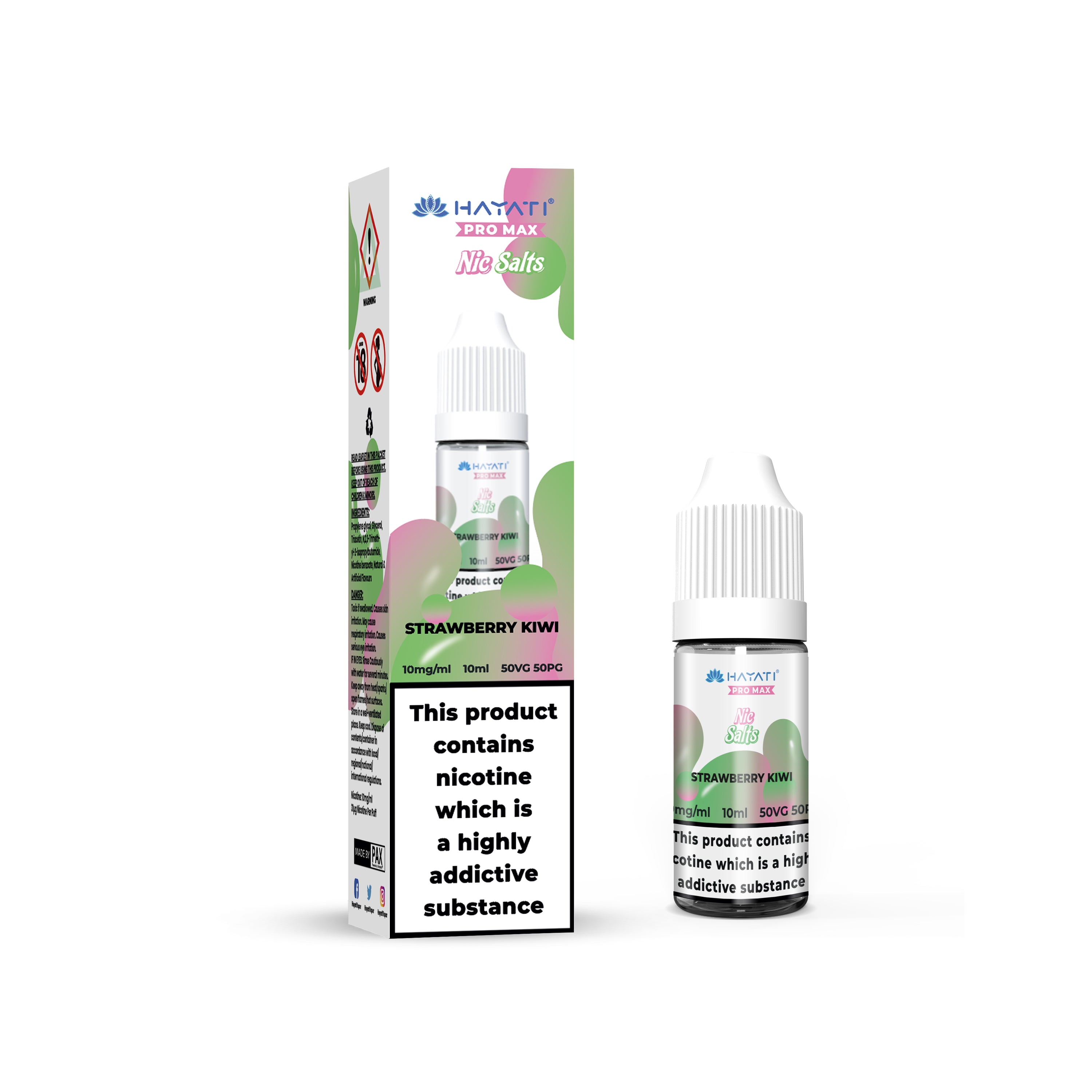 Hayati Pro Max Strawberry Kiwi Nic Salt