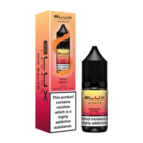 ELUX LEGEND TRIPLE MANGO NIC SALT E-LIQUID | Free Delivery ELUX LEGEND TRIPLE MANGO NIC SALT E-LIQUID | Free Delivery