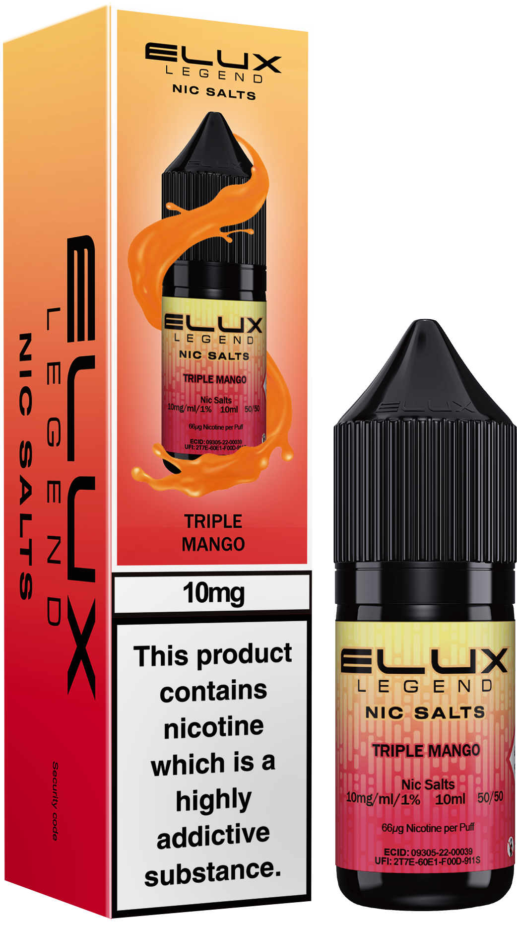 ELUX LEGEND TRIPLE MANGO NIC SALT E-LIQUID