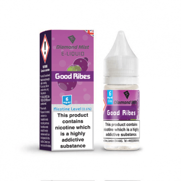 Diamond Mist E-Liquid 0mg Good Ribes