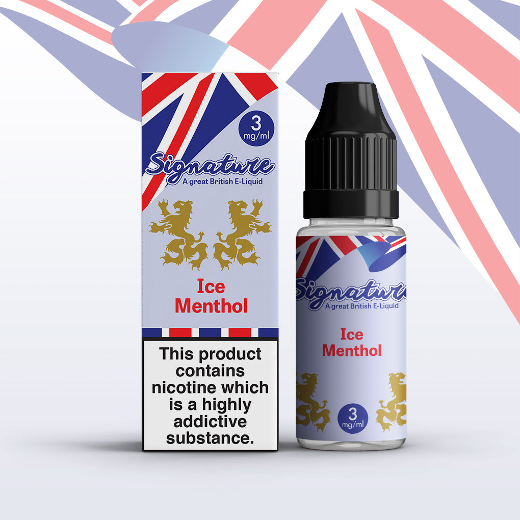 Signature 10ml – Ice Menthol flavour