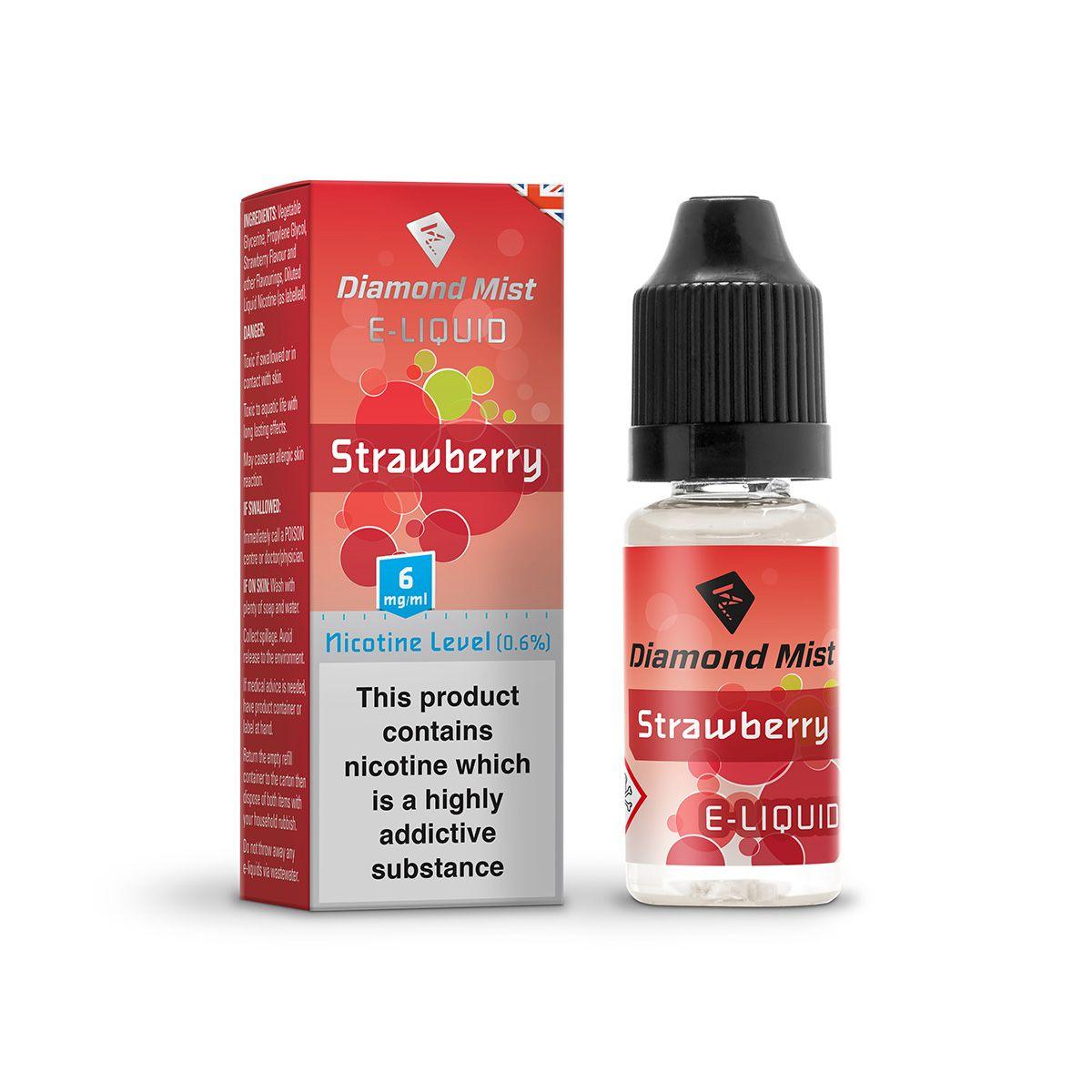 Diamond Mist E-Liquid 0mg Strawberry