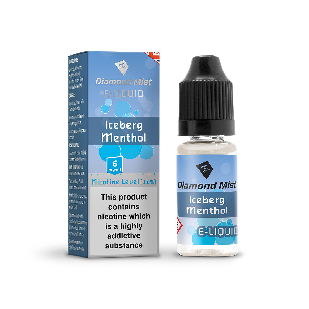geekvape aegis solo 3 istruzioni Iceberg Menthol E-Liquid By Diamond Mist
