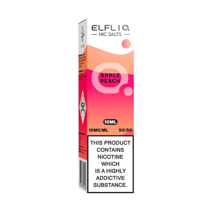 Apple Peach Flavour ElfLiq Nic salt E-liquid by Elf Bar 10ml 10mg