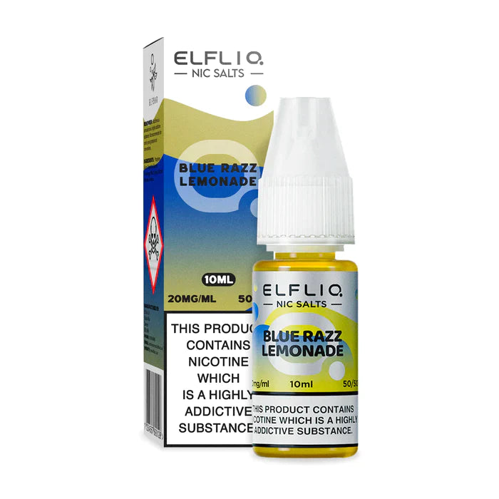 Blue Razz Lemonade ElfLiq Nic Salt E-Liquid by Elf Bar | Free Delivery Blue Razz Lemonade ElfLiq Nic Salt E-Liquid by Elf Bar | Free Delivery