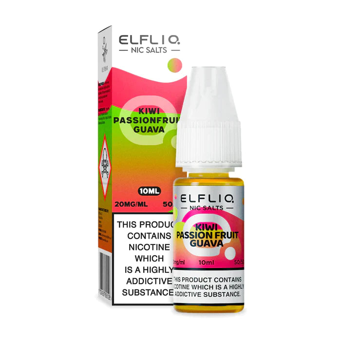 Kiwi Passionfruit Guava ElfLiq Nic Salt E-Liquid by Elf Bar