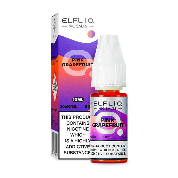 pink grapefruit vape juice Pink Grapefruit ElfLiq Nic Salt E-Liquid by Elf Bar