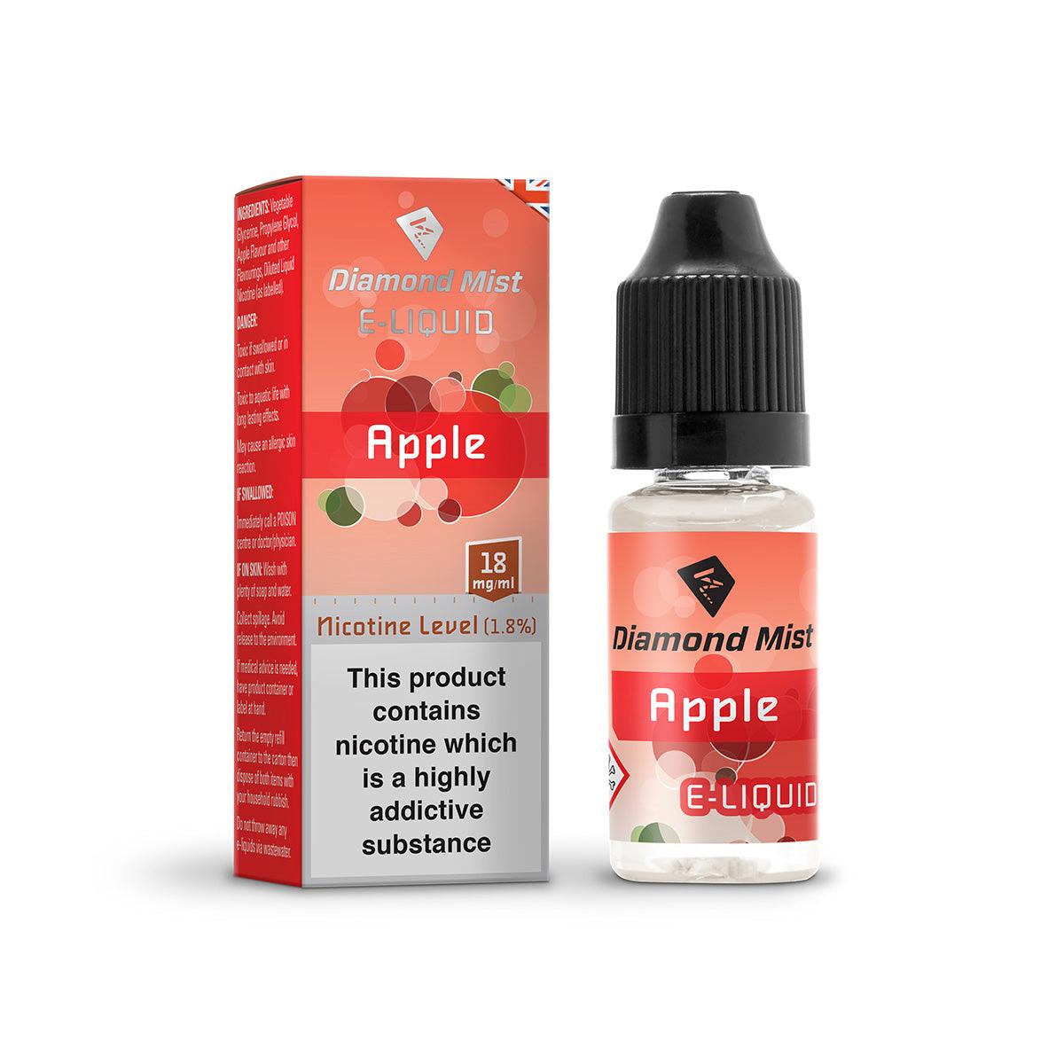 Apple E-Liquid By Diamond Mist - Diamond Mist E-Liquid