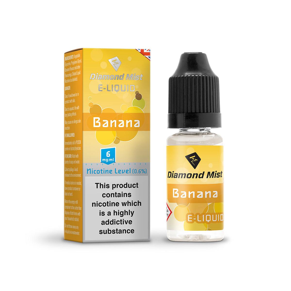 Banana E-Liquid By Diamond Mist - Diamond Mist E-Liquid